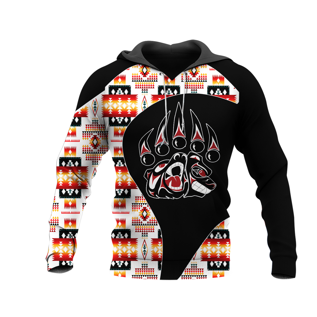 Powwow StoreHD0012467 Pattern Native Pride 3D Hoodie