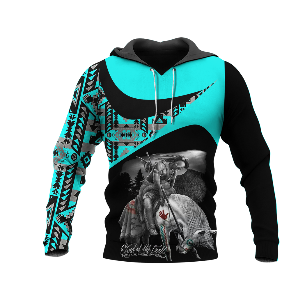 Powwow StoreHD0011407 Pattern Native Pride 3D Hoodie