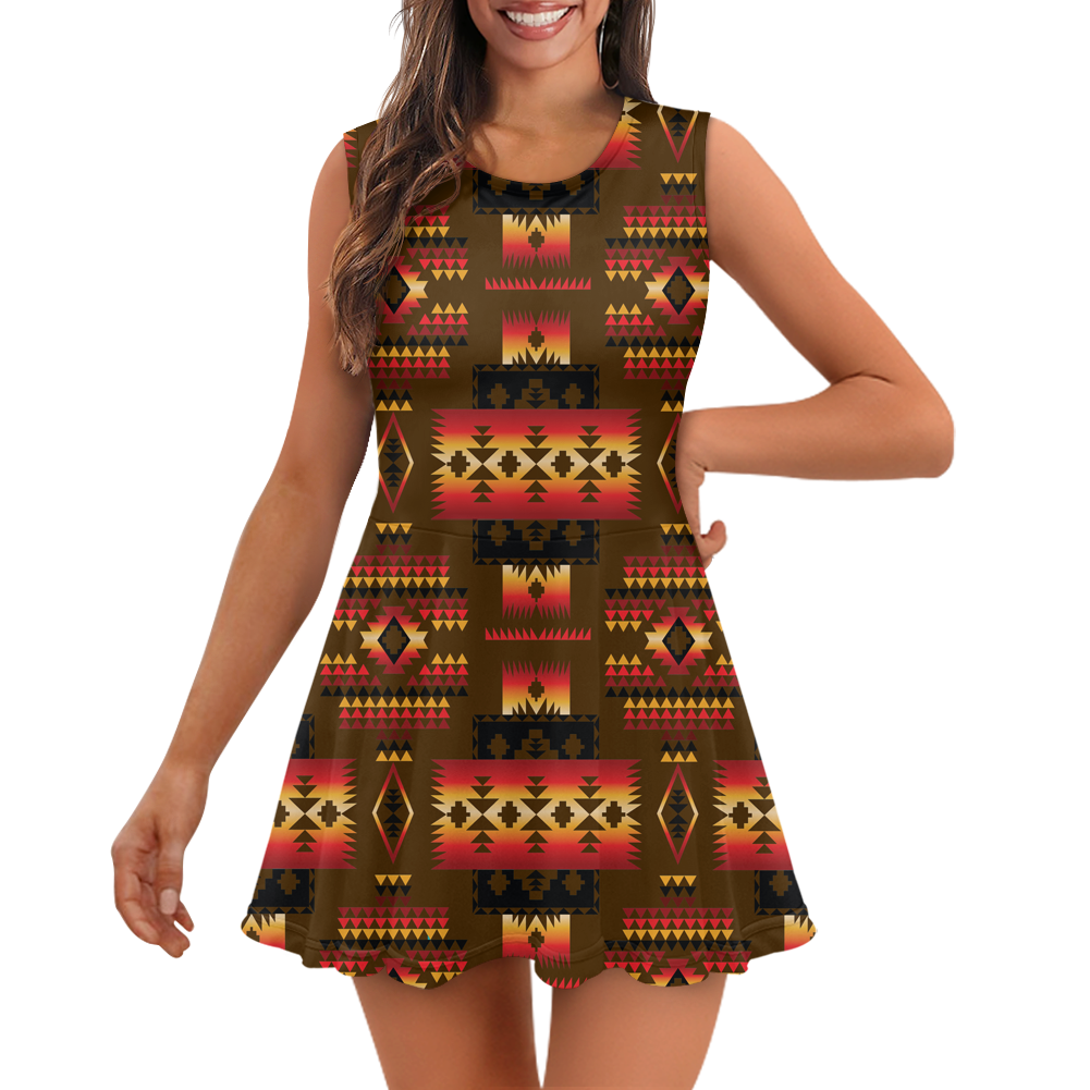 Powwow StoreGBNAT0004608  Pattern Native Cheerleaders Dress