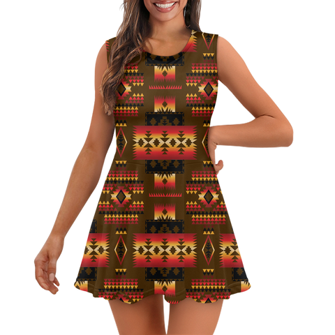 Powwow StoreGBNAT0004608  Pattern Native Cheerleaders Dress