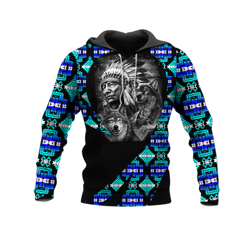 Powwow StoreHD0011614 Pattern Native Pride 3D Hoodie