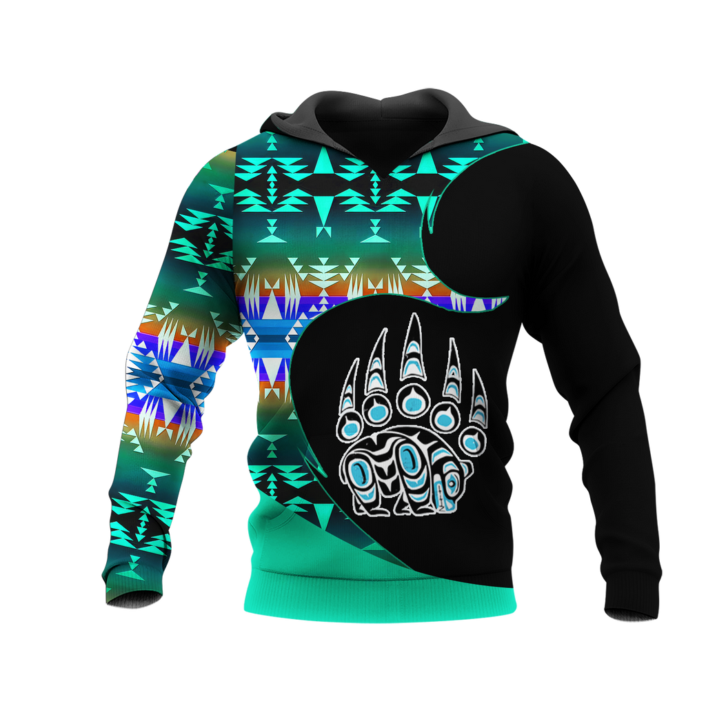 Powwow StoreHD0011202 Pattern Native Pride 3D Hoodie