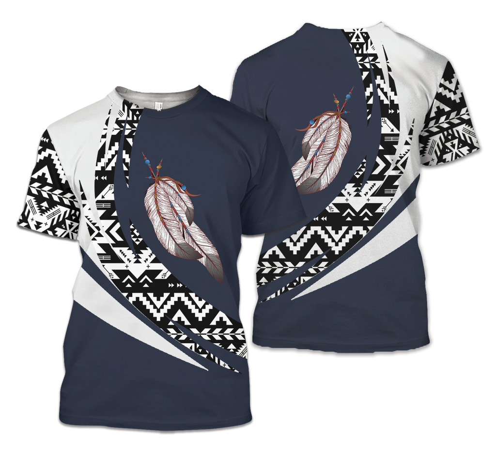 TS00111 Pattern Native American 3D T-Shirt