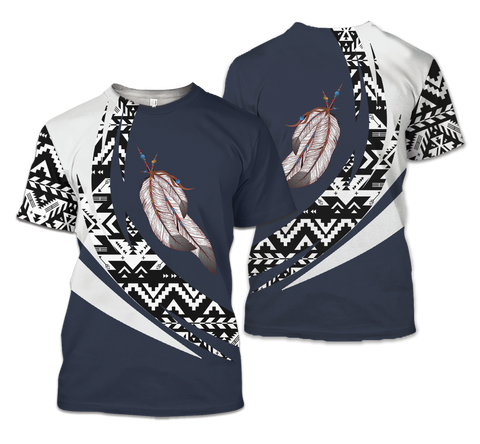 TS00111 Pattern Native American 3D T-Shirt