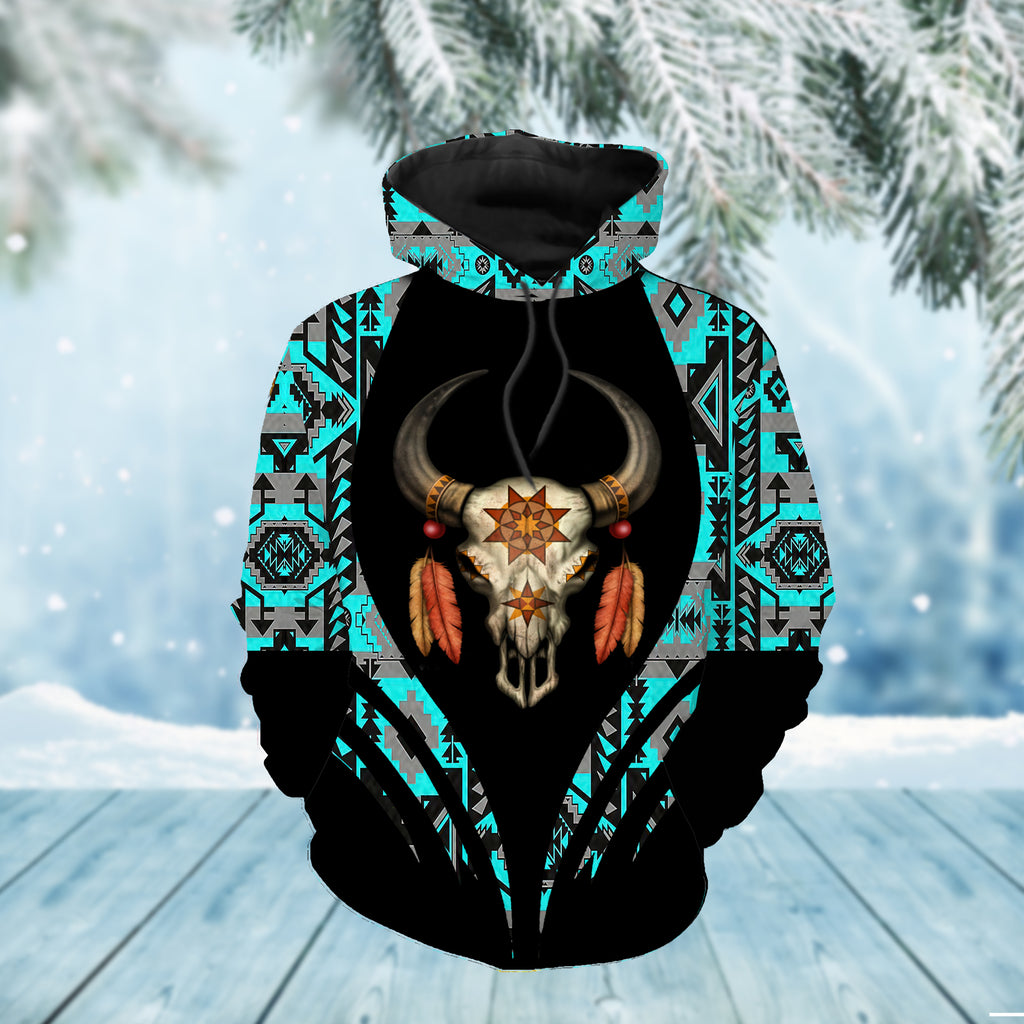 Powwow StoreHD0011642 Pattern Native Pride 3D Hoodie