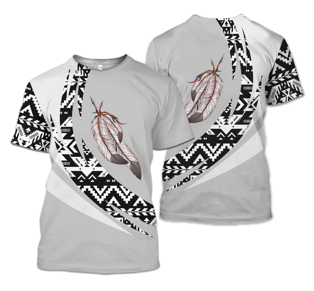 TS00113 Pattern Native American 3D T-Shirt