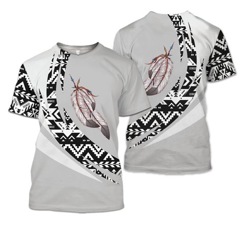 TS00113 Pattern Native American 3D T-Shirt