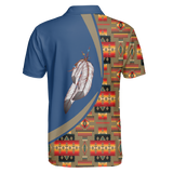 POLO0004 Native American  Polo T-Shirt 3D