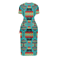Powwow Storegb nat00046 01 pattern native womens slit sheath dress