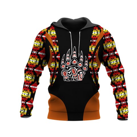 Powwow StoreHD001095 Pattern Native Pride 3D Hoodie