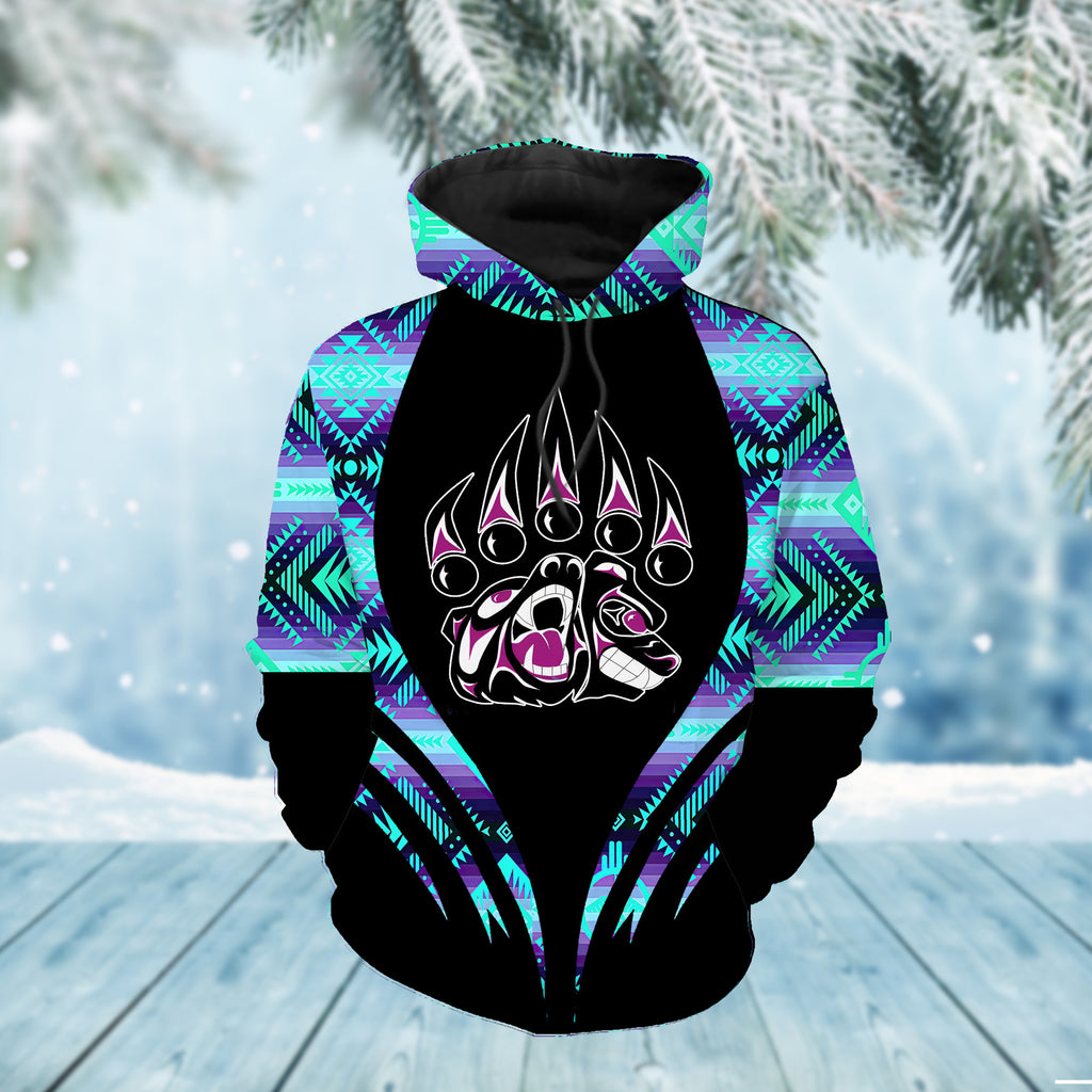 Powwow StoreHD0011781 Pattern Native Pride 3D Hoodie