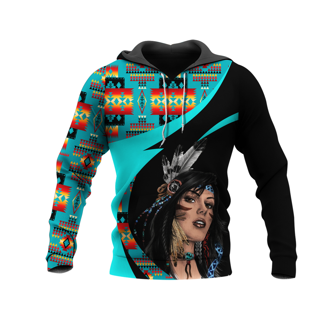 Powwow StoreHD0011332  Pattern Native Pride 3D Hoodie