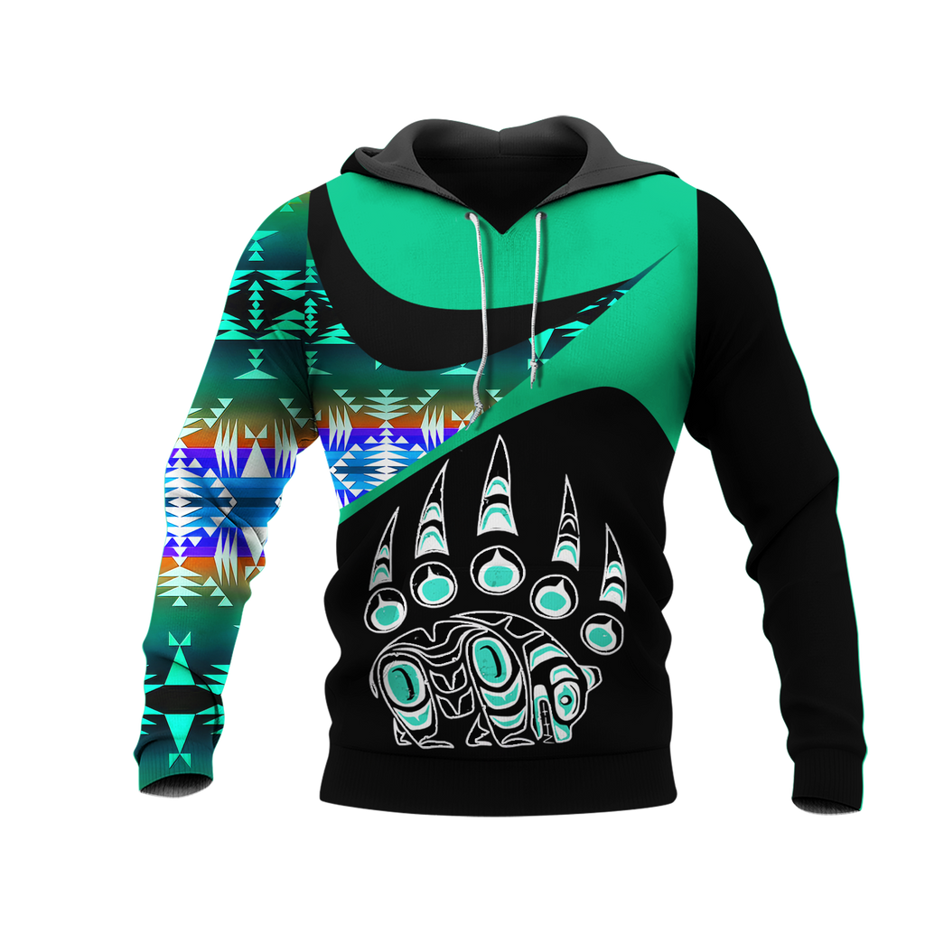 Powwow StoreHD0011464 Pattern Native Pride 3D Hoodie