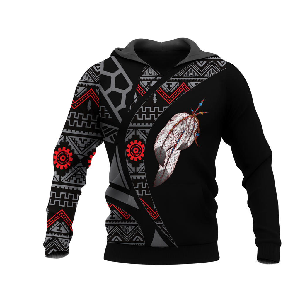 Powwow StoreHD0012448 Pattern Native Pride 3D Hoodie