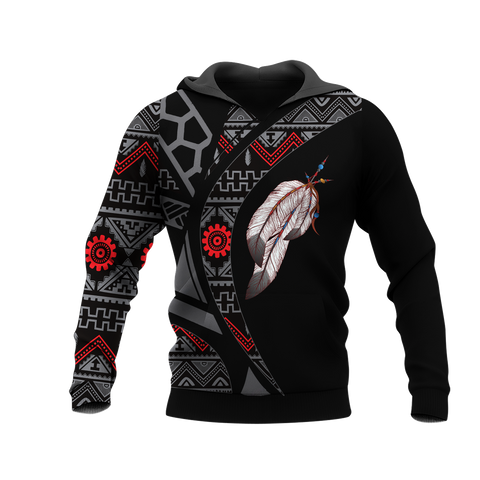 Powwow StoreHD0012448 Pattern Native Pride 3D Hoodie