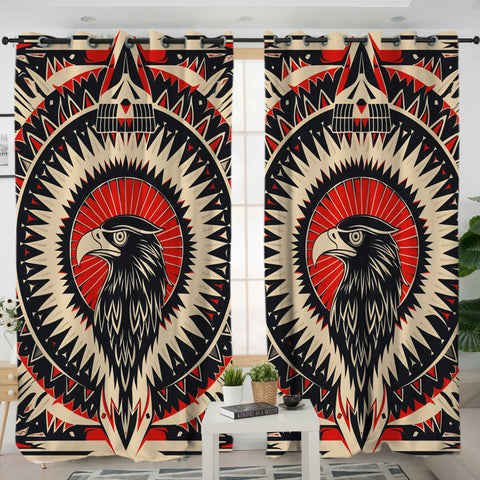 LVR0091 Pattern Native American Living Room Curtain