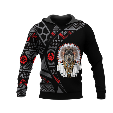 Powwow StoreHD0012449 Pattern Native Pride 3D Hoodie