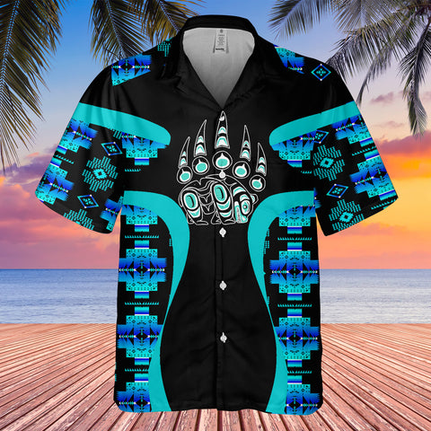 Powwow StoreGBHW000915 Tribe Design Native American Hawaiian Shirt 3D