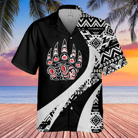 Powwow StoreGBHW000922 Tribe Design Native American Hawaiian Shirt 3D