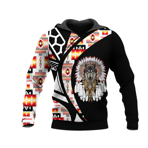 Powwow StoreHD0012452 Pattern Native Pride 3D Hoodie