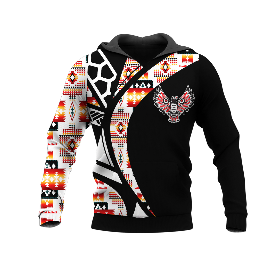 Powwow StoreHD0012453 Pattern Native Pride 3D Hoodie