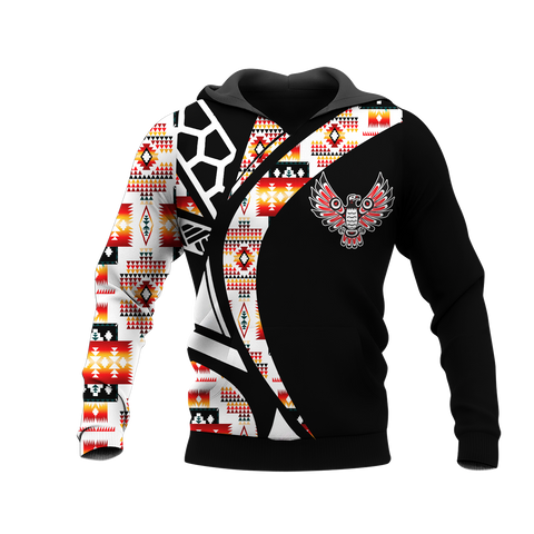 Powwow StoreHD0012453 Pattern Native Pride 3D Hoodie