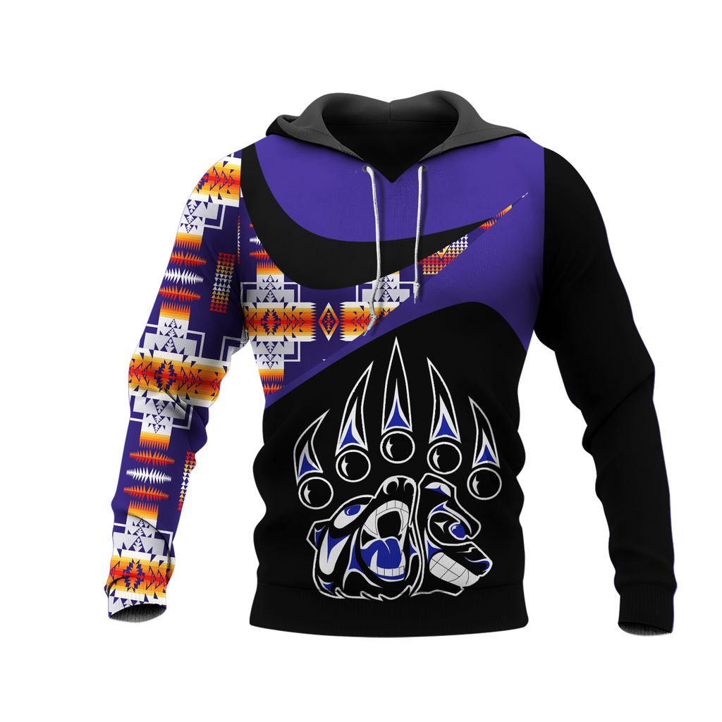 Powwow StoreHD0011719 Pattern Native Pride 3D Hoodie