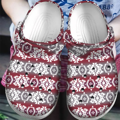 GB-HS00023  Pattern Native American  Crocs Clogs Shoes