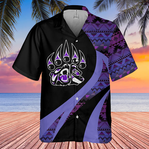 GB-HW000935 Tribe Design Native American Hawaiian Shirt 3D