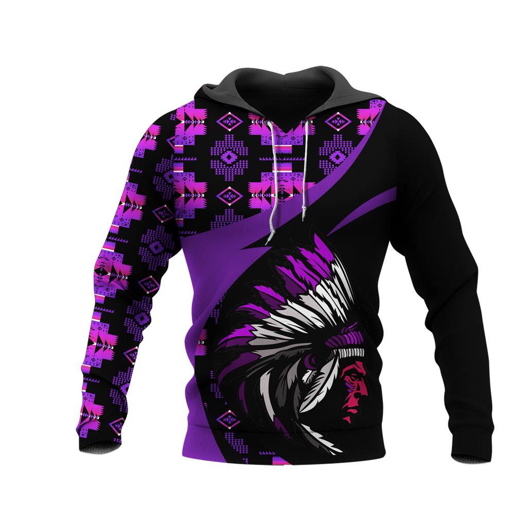 Powwow StoreHD0011367  Pattern Native Pride 3D Hoodie