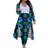 Powwow StoreGBNAT0072004 Tribe Design Native American Cardigan Coat Long Pant Set