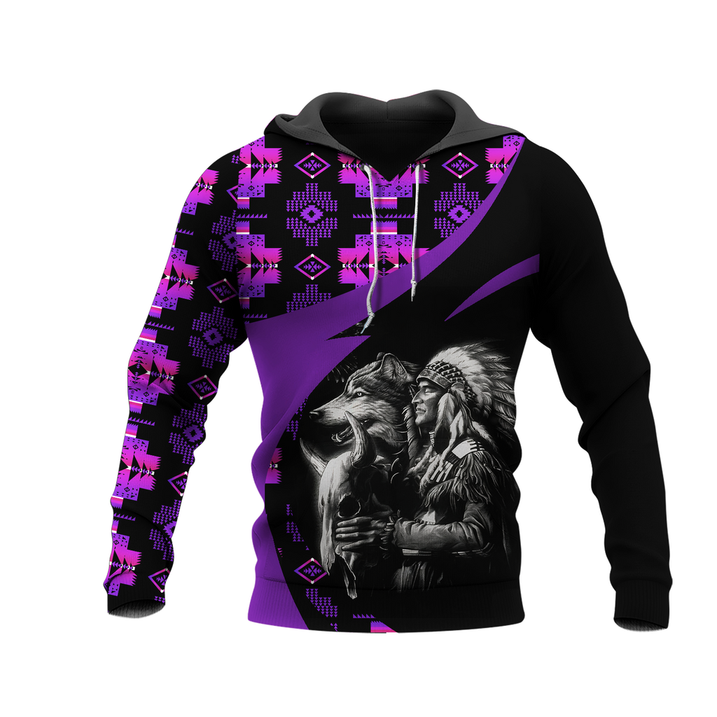 Powwow StoreHD0011368  Pattern Native Pride 3D Hoodie