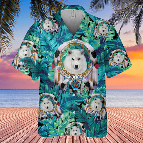 GB-HW001005 Tribe Design Native American Hawaiian Shirt 3D