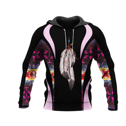 Powwow StoreHD0011542 Pattern Native Pride 3D Hoodie