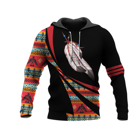 Powwow StoreHD0012042 Pattern Native Pride 3D Hoodie