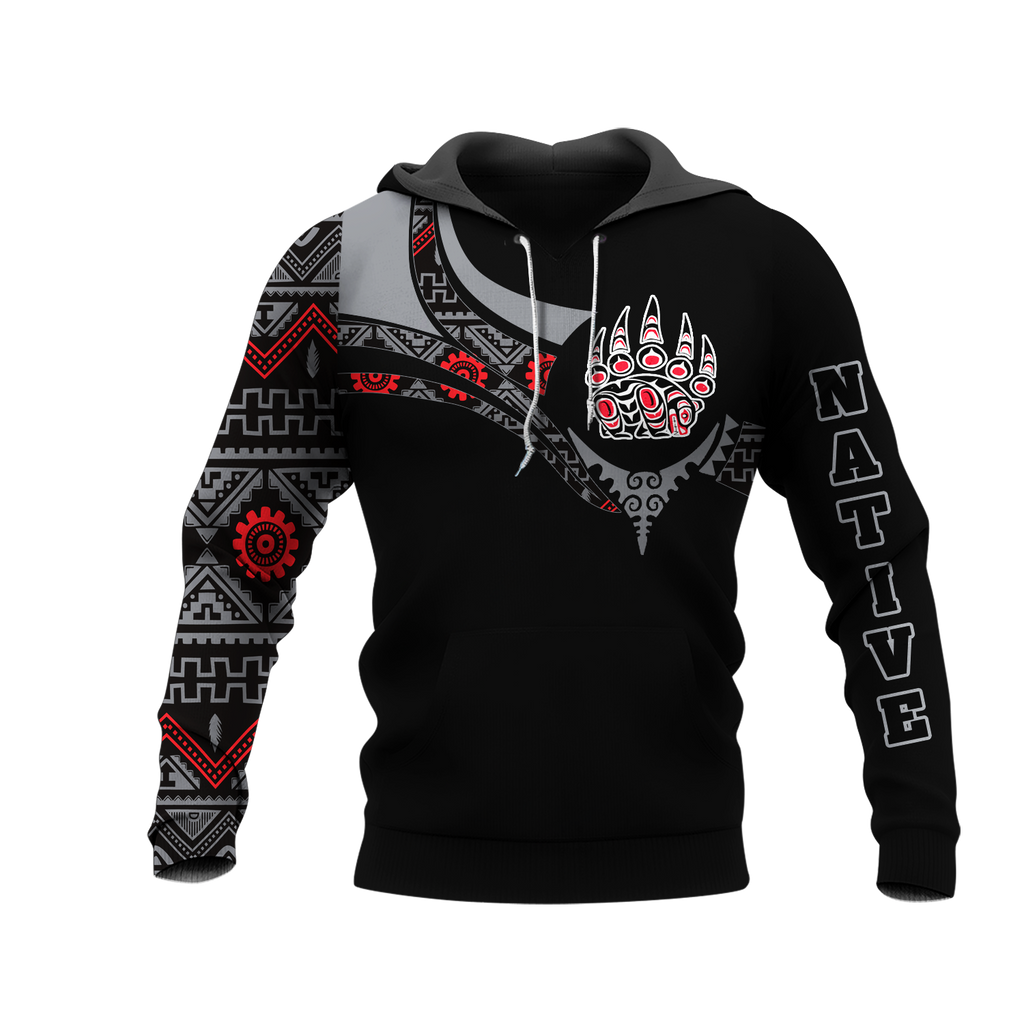 Powwow StoreHD0012493 Pattern Native Pride 3D Hoodie