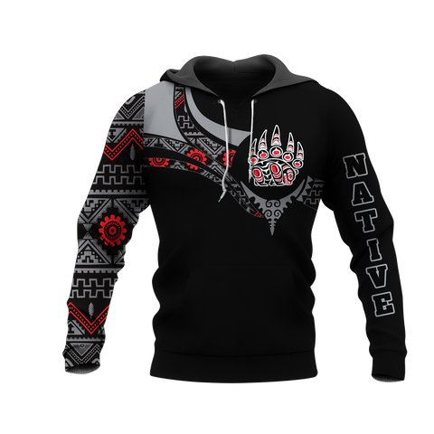 Powwow StoreHD0012493 Pattern Native Pride 3D Hoodie