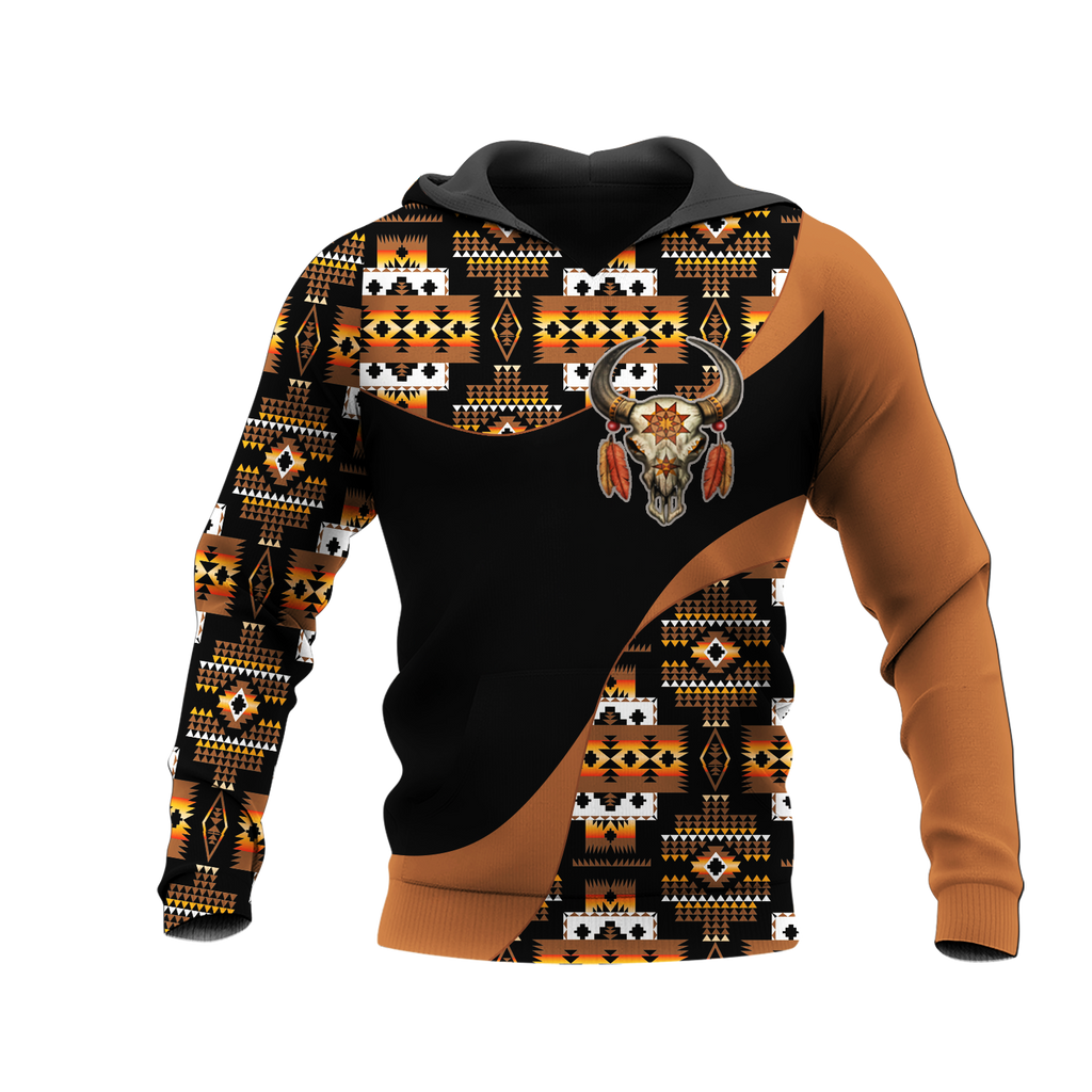 Powwow StoreHD0011990 Pattern Native Pride 3D Hoodie