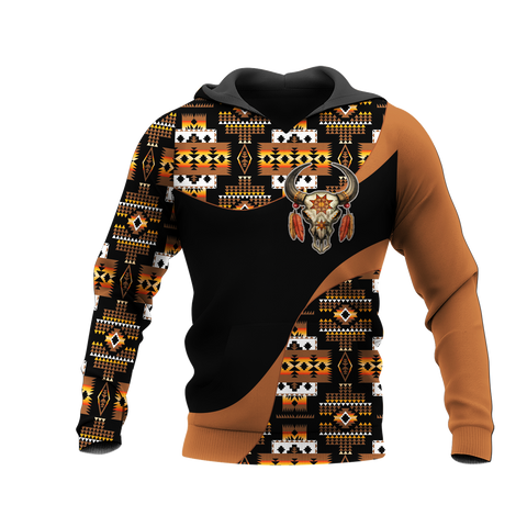 Powwow StoreHD0011990 Pattern Native Pride 3D Hoodie