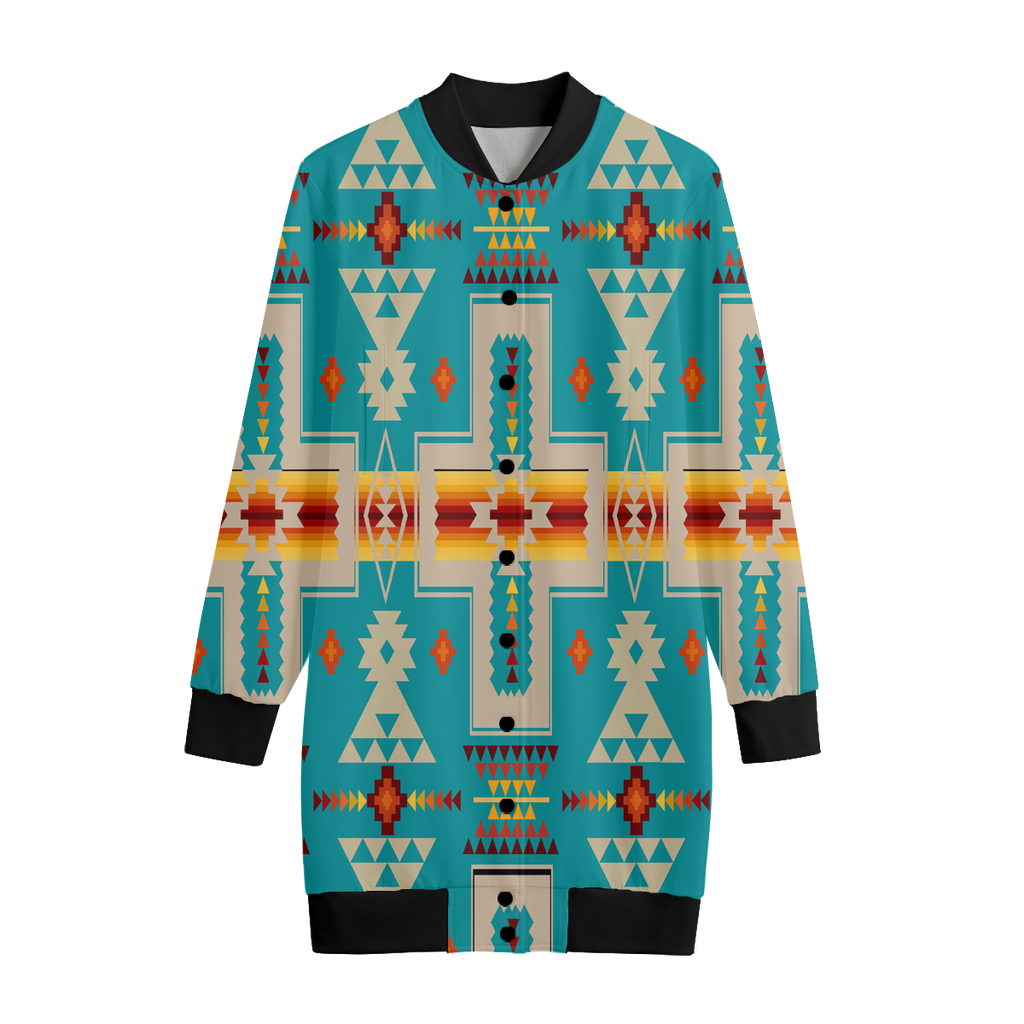 GB-NAT00062-05 Tribe Design Native American  Women's Long Jerseys