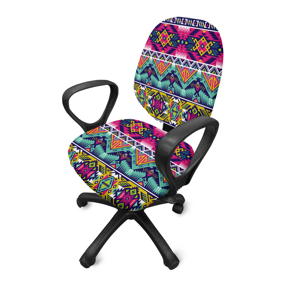 Powwow StoreGBNAT00071  Design Native American Office Chair Cover