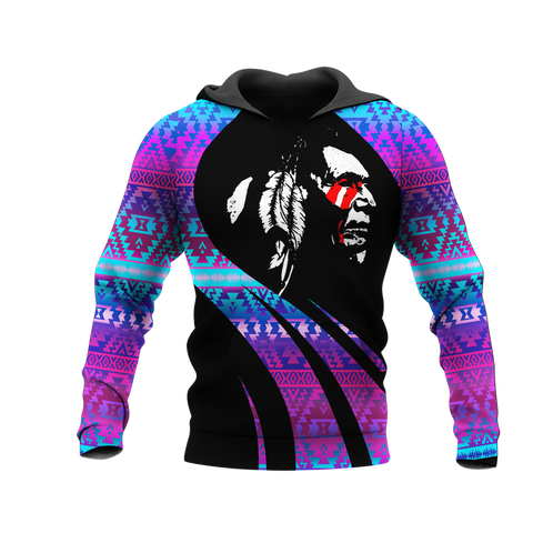 Powwow StoreHD0011692 Pattern Native Pride 3D Hoodie