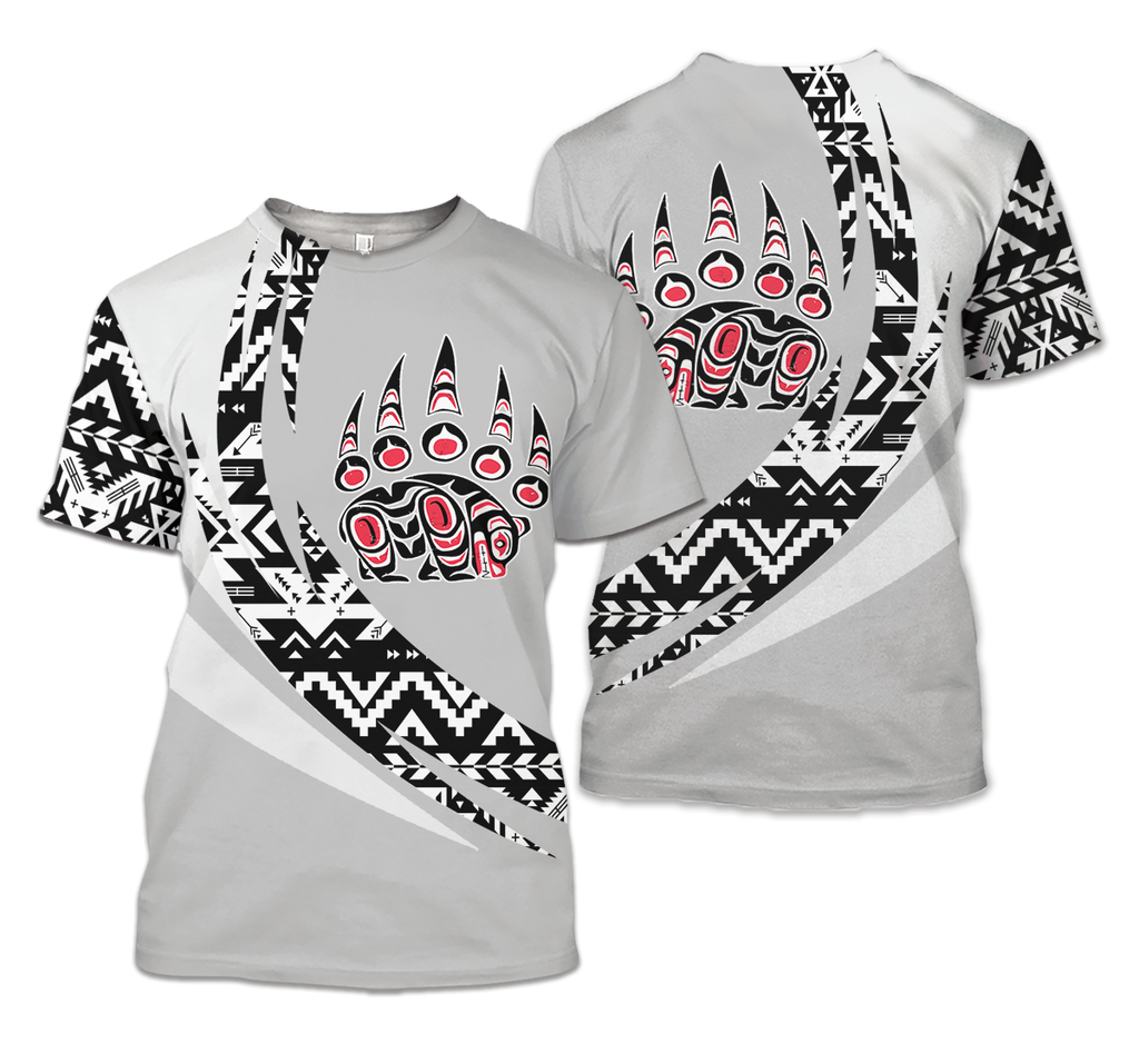 Powwow StoreTS00122 Pattern Native American 3D TShirt