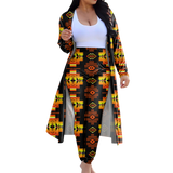 Powwow StoreGBNAT0072006 Tribe Design Native American Cardigan Coat Long Pant Set