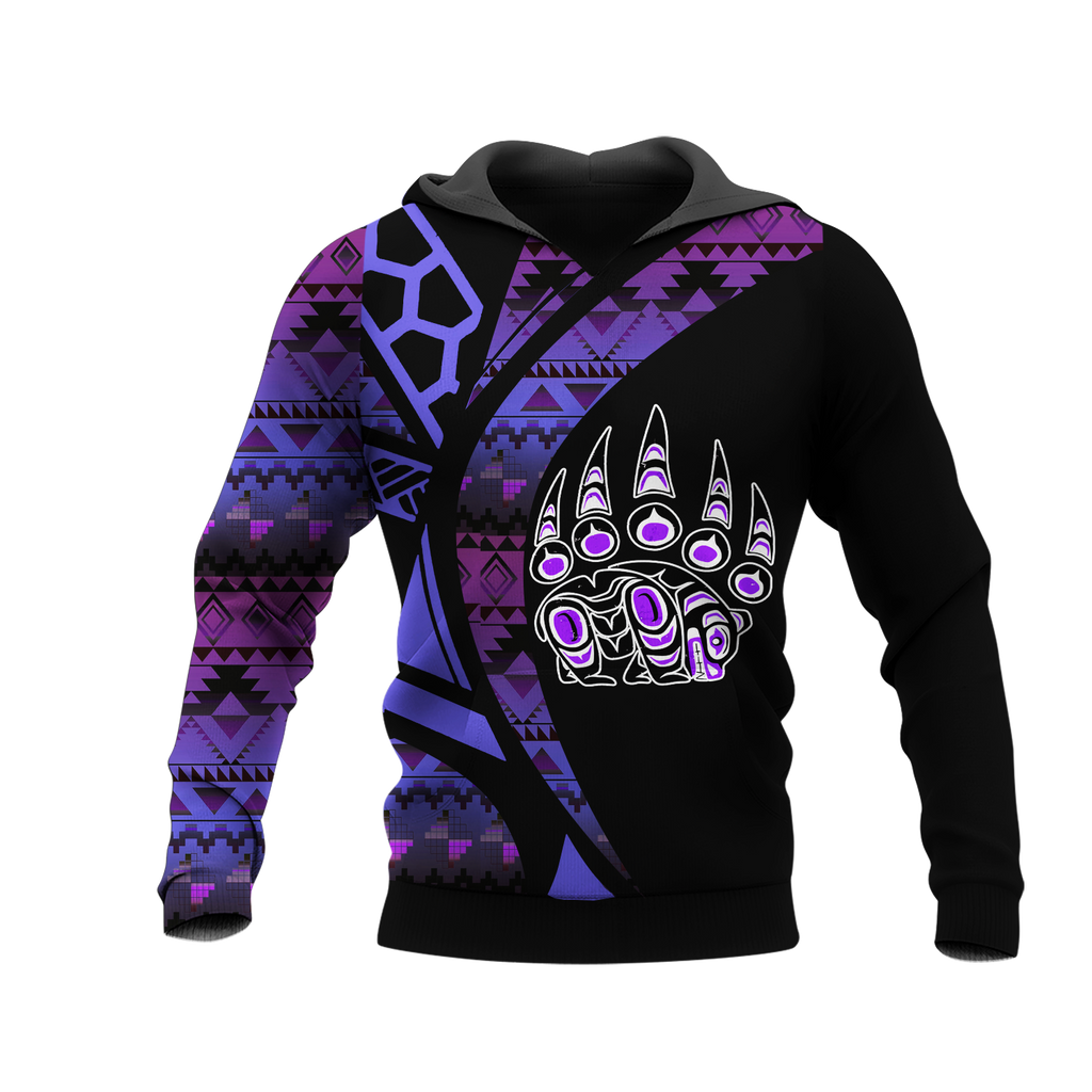 Powwow StoreHD0012456 Pattern Native Pride 3D Hoodie