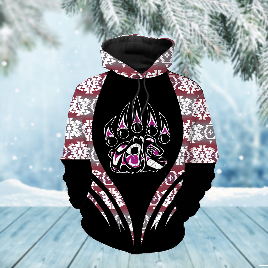 Powwow StoreHD0011787 Pattern Native Pride 3D Hoodie