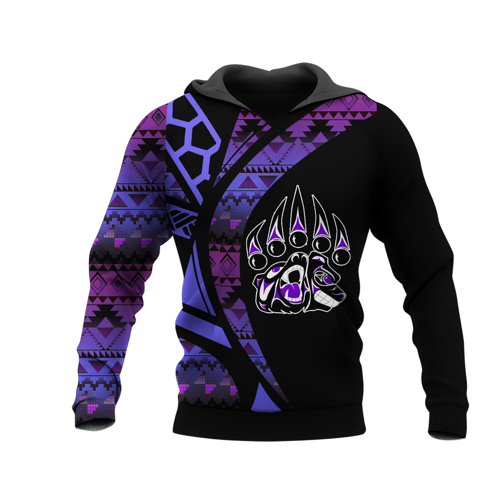 Powwow StoreHD0012458 Pattern Native Pride 3D Hoodie