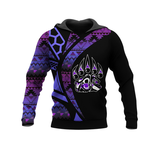 Powwow StoreHD0012458 Pattern Native Pride 3D Hoodie