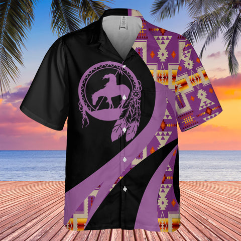 GB-HW000980 Tribe Design Native American Hawaiian Shirt 3D