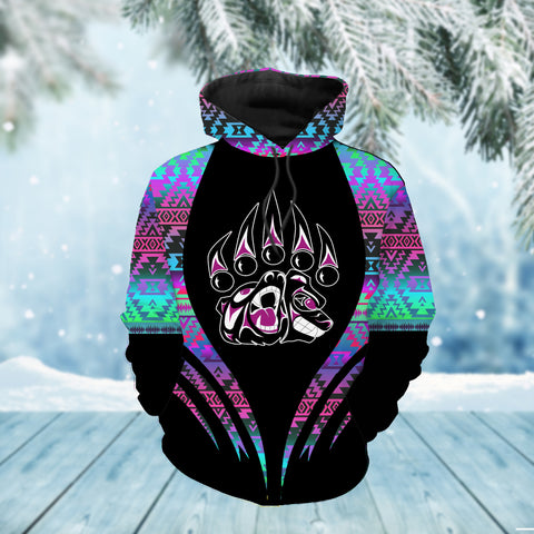 Powwow StoreHD0011789 Pattern Native Pride 3D Hoodie